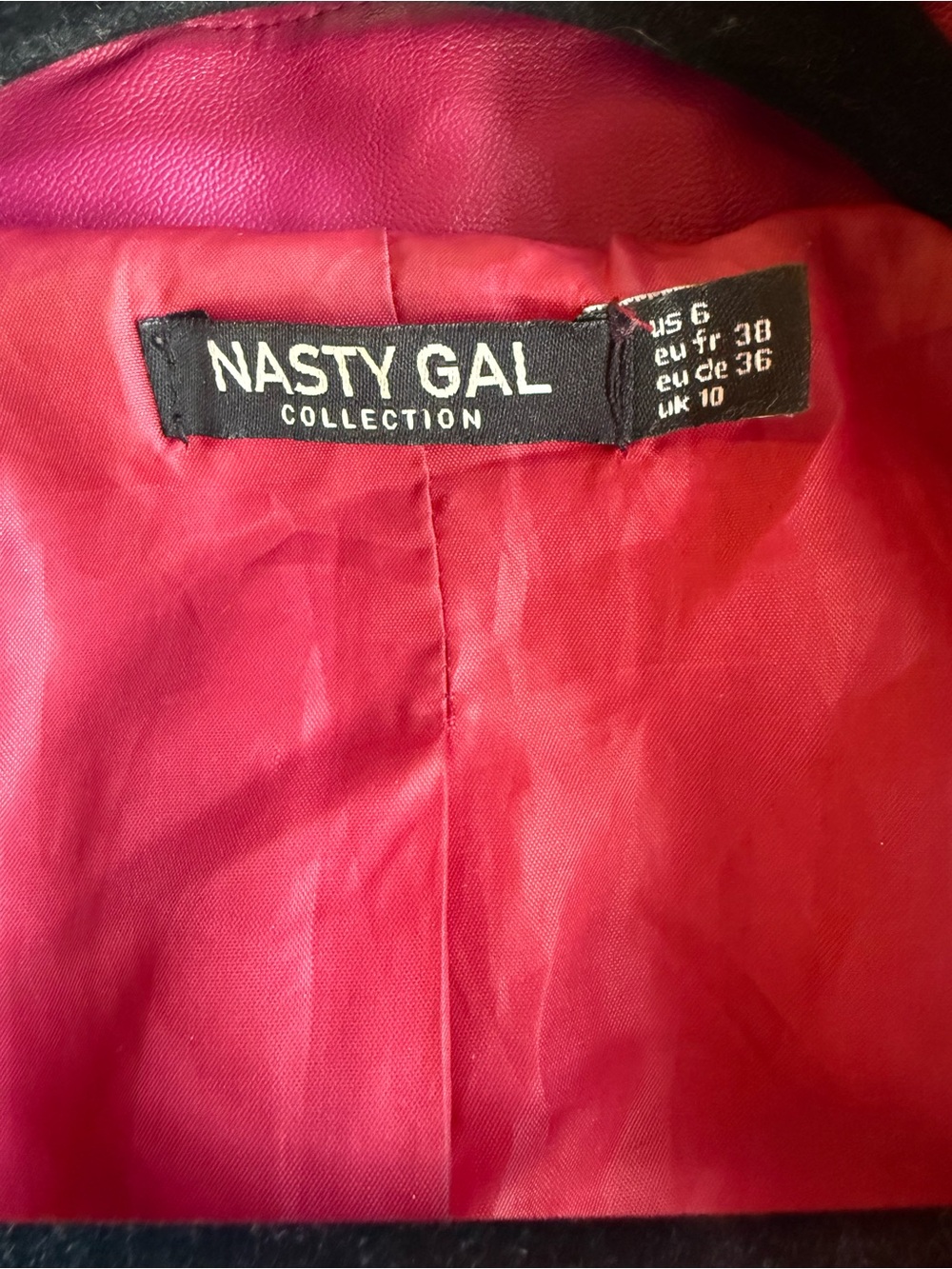 Nasty Gal Vibrant Magenta Trench Coat - Picture 6 of 7